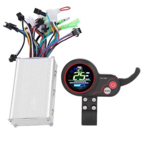 Keenso 36V 250/350W Eletric Scooter Controller with LCD Display, Controller LCD Display Control Panel with Switch Accessory for Electric Bike Scooter