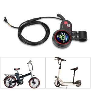 Keenso 36V 250/350W Eletric Scooter Controller with LCD Display, Controller LCD Display Control Panel with Switch Accessory for Electric Bike Scooter