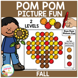 pom pom picture fun - fall