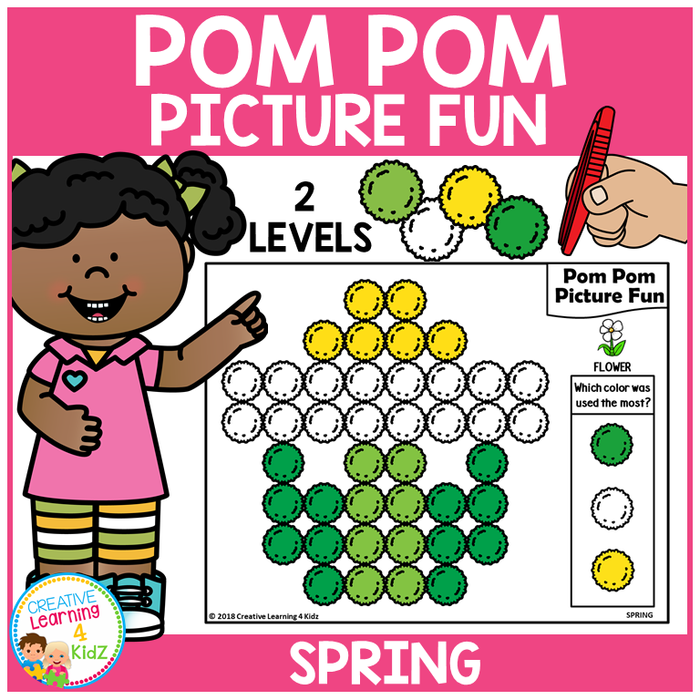 Pom Pom Picture Fun - Spring