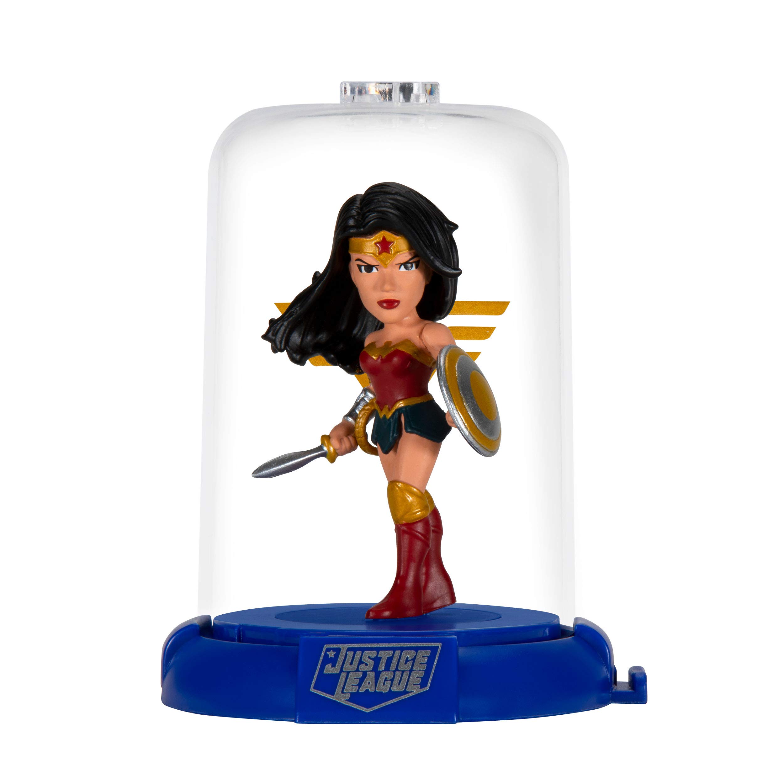 Justice League Domez Series 1 Collector’s Box Set - Includes Batman, Superman, Wonder Woman & The Flash - Authentic & Highly Detailed Collectible Characters - Connect, Collect, Display