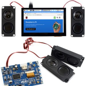 waveshare 4.3inch HDMI LCD 800x480 IPS Capacitive Touch Screen HDMI Interface Support All Version Raspberry Pi 4B/3B+/3B/2B/Zero/Zero W/Zero WH,Jetson Nano BB Black Banana Pi Windows 10/8.1/8/7