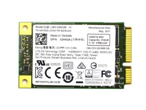 lite-on lmh-256v2m 256gb mlc sata 6gb/s msata internal solid state drive 2hng6