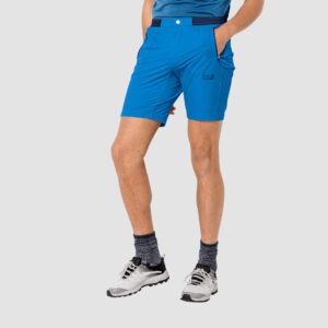 jack wolfskin mens trail shorts m, brilliant blue, xl reg