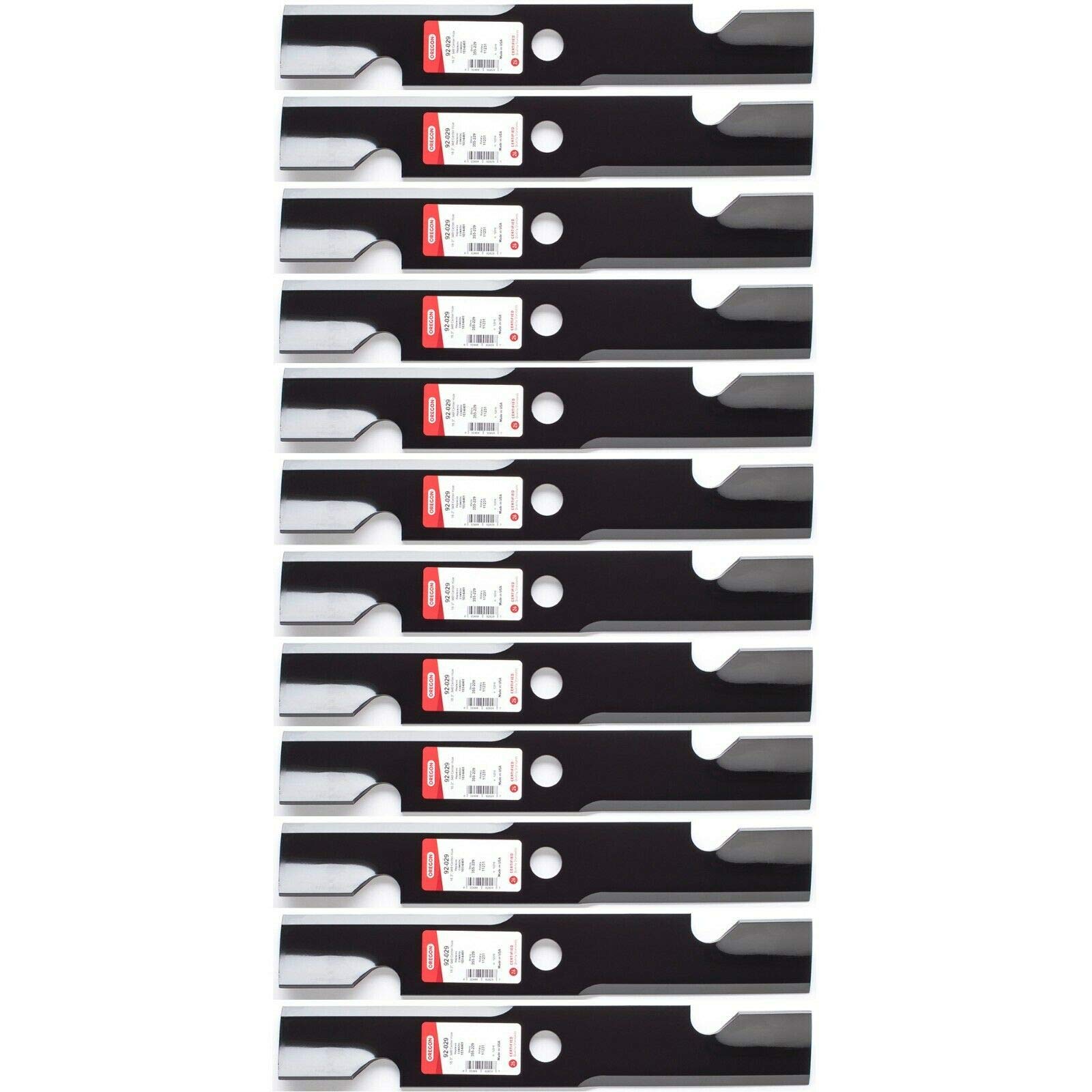 12PK USA Mower Blade for 48" Exmark 103-6381 103-6391 103-6396 103-6401 Toro 109-6872