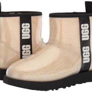 UGG Classic Clear Mini Boot, Natural / Black, Size 9