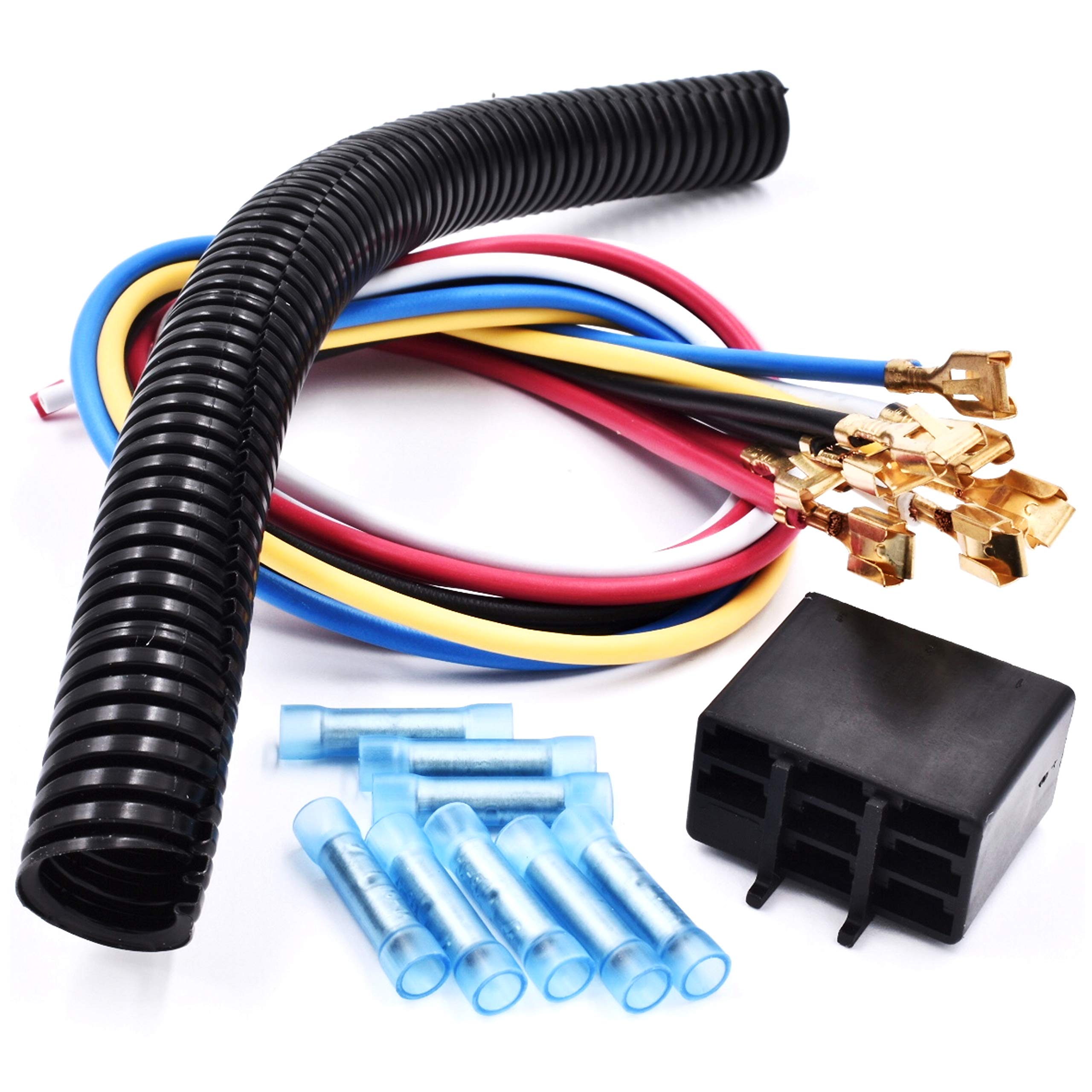 HD Switch PTO Switch Wire Harness Repair Kit Replaces Toro Exmark Lazer Z 114-0279, 104-8140, 93-9998, 95-7489, 264-6