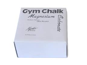 apollo athletics gym chalk, magnesium carbonate for gymnastics, weightlifting, rock climbing white - 1lb, consists of (8) 2 oz blocks