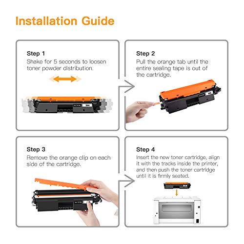 E-Z Ink (TM Compatible Toner Cartridge Replacement for HP 94A CF294A Compatible with Laserjet M118dw, M148dw, M148fdw, M149fdw, M118, M148 Printer (Black, 4 Pack)