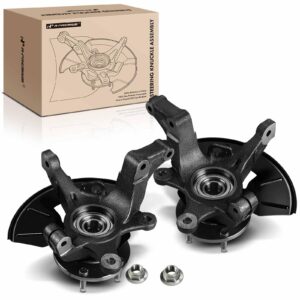 a-premium 2 x front steering knuckle & wheel bearing hub assembly compatible with ford escape 05-12, mazda tribute 05-06/08-11, mercury mariner 05-11, w/5-lug, replace # 5l8z3k185ba, 5l8z3k186ba