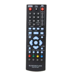 bottma new remote control akb73615801 fit for lg blu-ray dvd player bp120 bp125 bp200 bp220 bp220n bp320 bp320n bp325 bp325w bd550 bd560 bd570 bd620 bd660 bd670