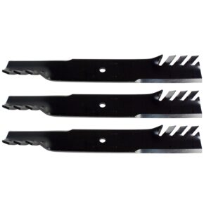 usa mower blades® (3 mb276bp for dixie chopper® 30227-60v, a60227-60n, 60" deck