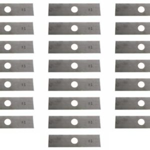 USA Mower Blades 50 8"x2" Unpainted Edger Blades for Echo 720237001, RYOBI 613223, Husqvarna :578 39 28-02, 601 00 24-54