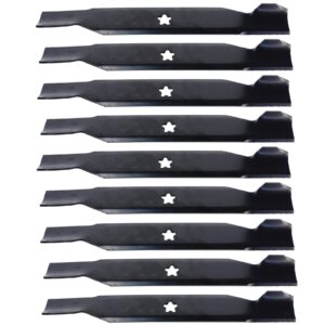 usa mower blades (9 ayp380bp high lift blade fits ayp® craftsman® husqvarna® 156468 532137380 917137380ms 917137380p length 17-3/8in. width 2-1/4in. thickness .150in. center hole 5 pt st 50in. deck