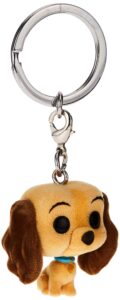 lady & the tramp pocket pop! keychain lady (flocked) [exclusive]