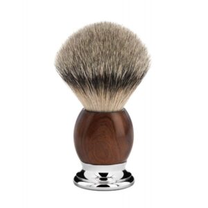 mÜhle sophist ironwood chrome silvertip badger shaving brush