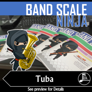 tuba scale ninja - major scale workbook