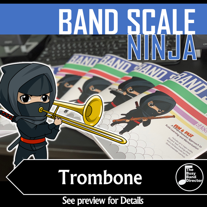 Trombone Scale Ninja - Major Scale Workbook