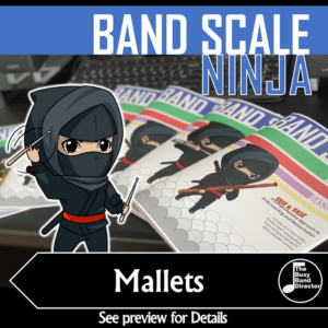 mallet scale ninja - major scale workbook