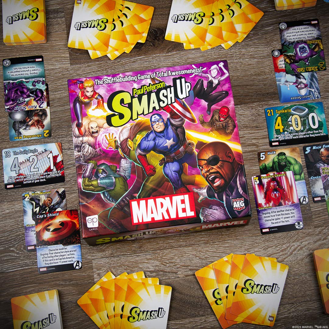 Smash Up: Marvel - Officially Licensed Collectible Card Game Featuring Marvel Characters Including The Ultimates & Hydra