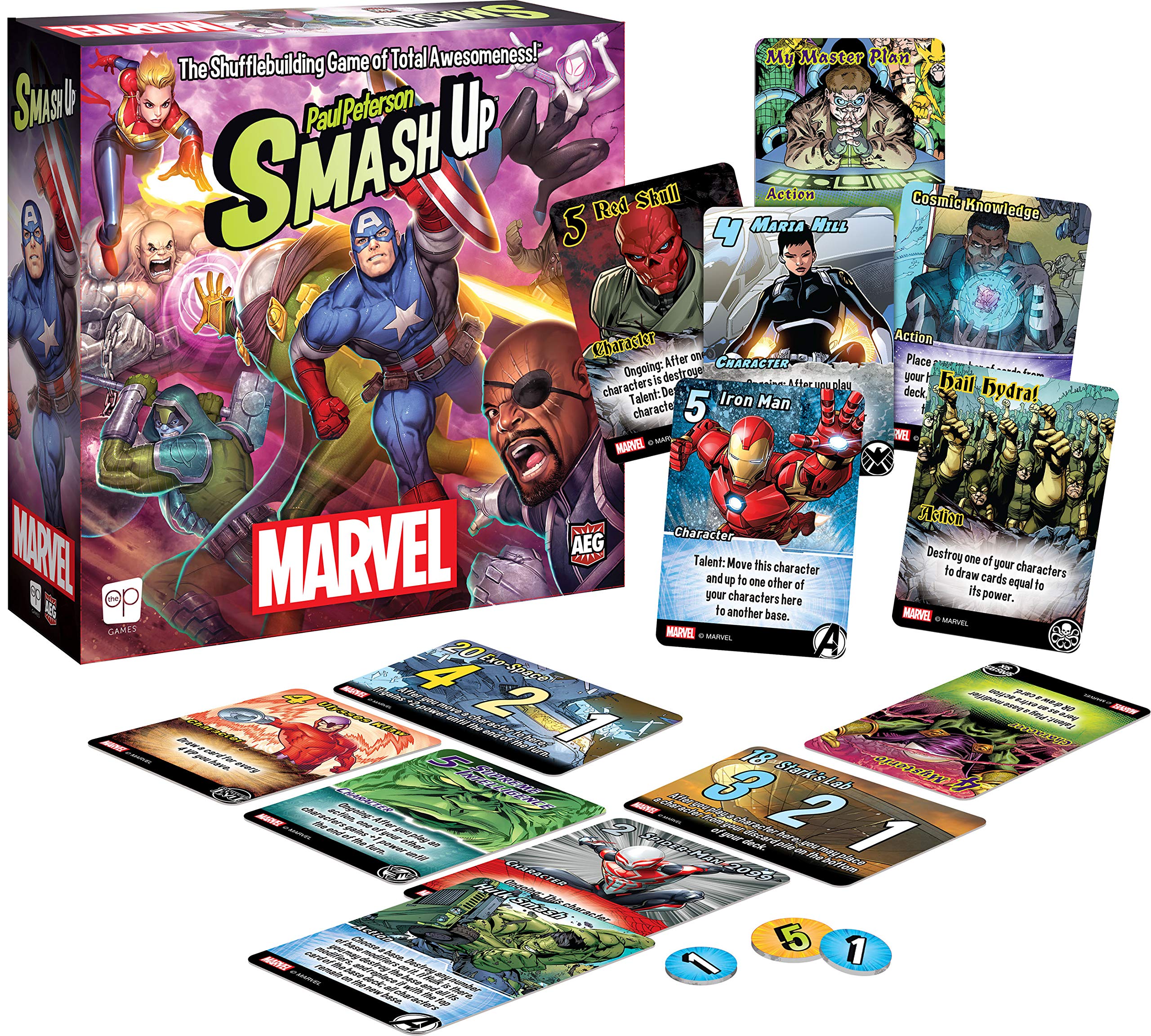 Smash Up: Marvel - Officially Licensed Collectible Card Game Featuring Marvel Characters Including The Ultimates & Hydra