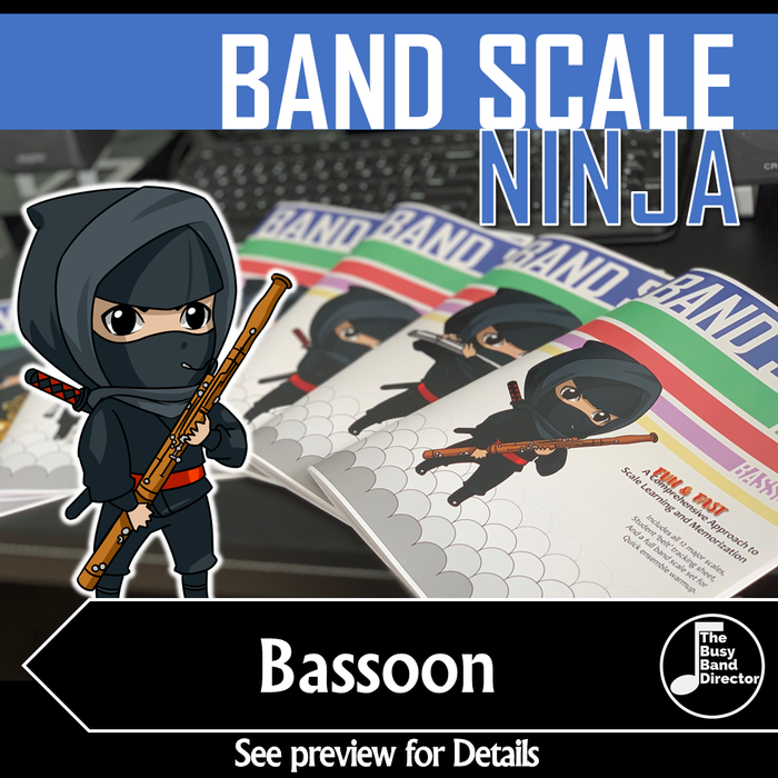 Bassoon Scale Ninja - Major Scale Workbook