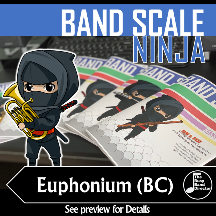 Euphonium Scale Ninja - Major Scale Workbook