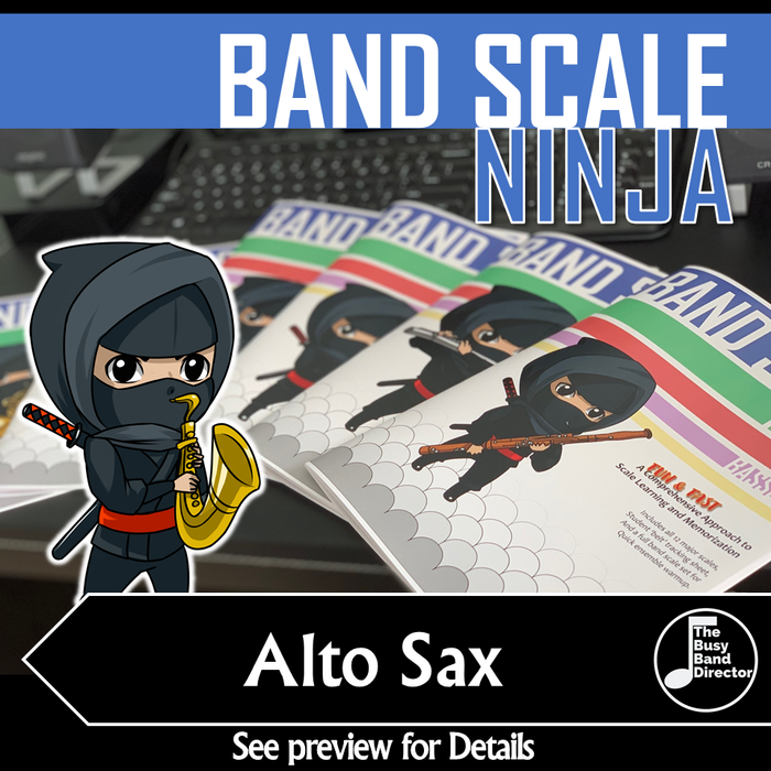 Alto Sax Scale Ninja - Instrument Scale Workbook