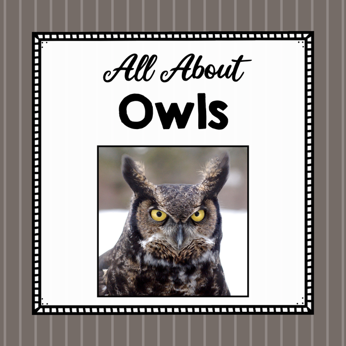 All About Owls - Elementary Animal Science Unit