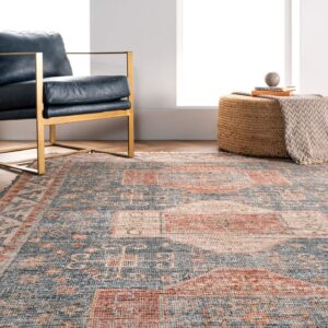 nuLOOM Jacquelyn Flatweave Area Rug, 6' Square, Multi