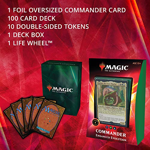 Magic: The Gathering Enhanced Evolution Ikoria Commander Deck | 100 Card Deck | 4 Foil Legendary Creatures