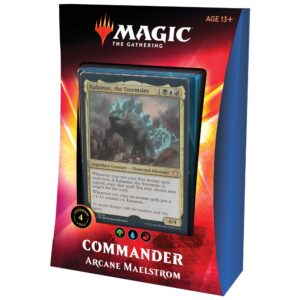magic: the gathering arcane maelstrom ikoria commander deck | 100 card deck | 4 foil legendary creatures