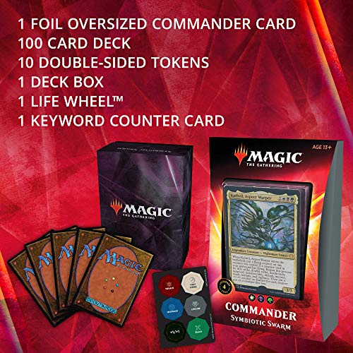 Magic: The Gathering Symbiotic Swarm Ikoria Commander Deck | 100 Card Deck | 4 Foil Legendary Creatures