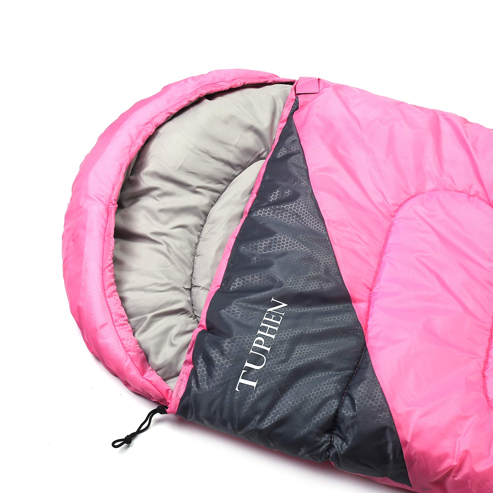 tuphen- Sleeping Bags for Adults Kids Boys Girls Backpacking Hiking Camping Microfiber Liner, Cold Warm Weather 4 Seasons Winter, Fall, Spring, Summer, Indoor Outdoor Use, Lightweight & Waterproof