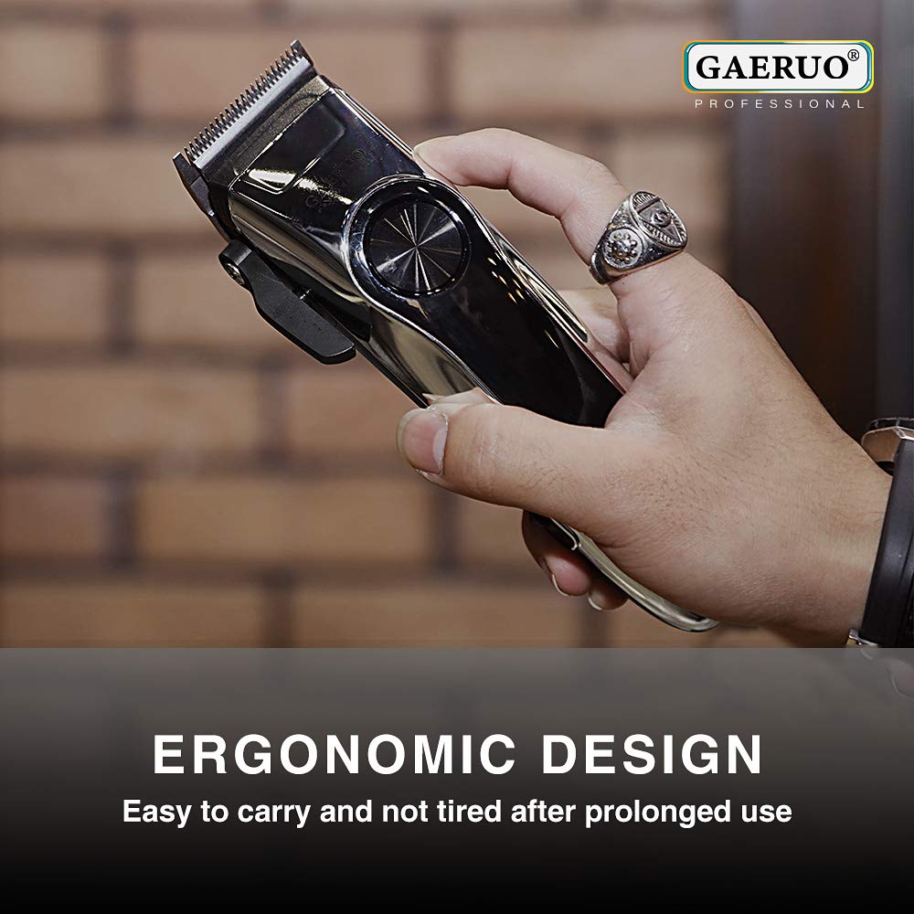 GAERUO Professional Hair Clippers for Men-Cordless/Cord Hair Trimmer,Pro Hair Clipper Cutting Kit,Electric Cutting Trimmer Set, Rechargeable Haircut & Grooming Kit for Baber, Salon, Home RFC-1713