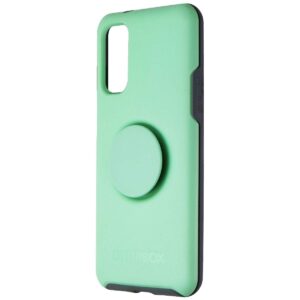 otterbox otter + pop symmetry series case for galaxy s20 - polycarbonate, kickstand, mint to be