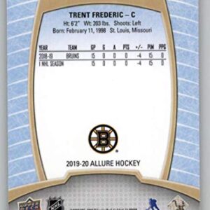 2019-20 Upper Deck Allure #83 Trent Frederic RC Rookie Boston Bruins NHL Hockey Trading Card