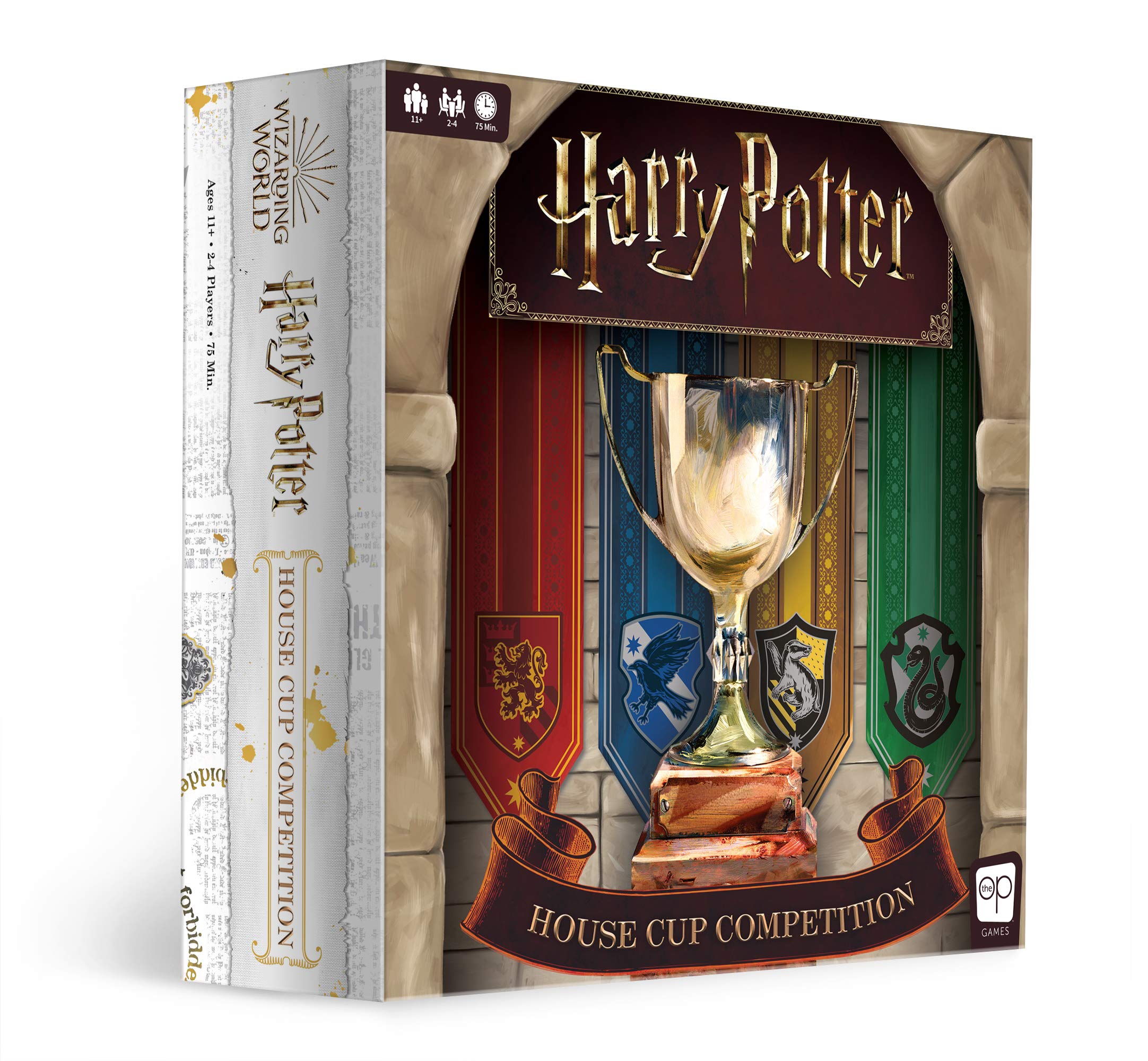 USAOPOLY Harry Potter House Cup Competition | Worker Placement Board Game | Play as Your Favorite Hogwarts House | Officially Licensed Harry Potter Game