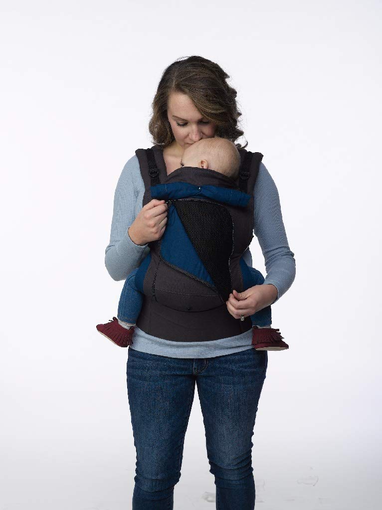 LILLEbaby Fundamentals 4-in-1 Position Baby Carrier, All Seasons - Steel