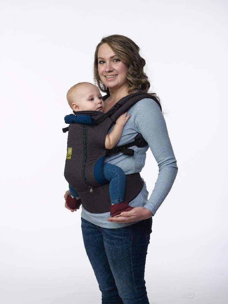 LILLEbaby Fundamentals 4-in-1 Position Baby Carrier, All Seasons - Steel