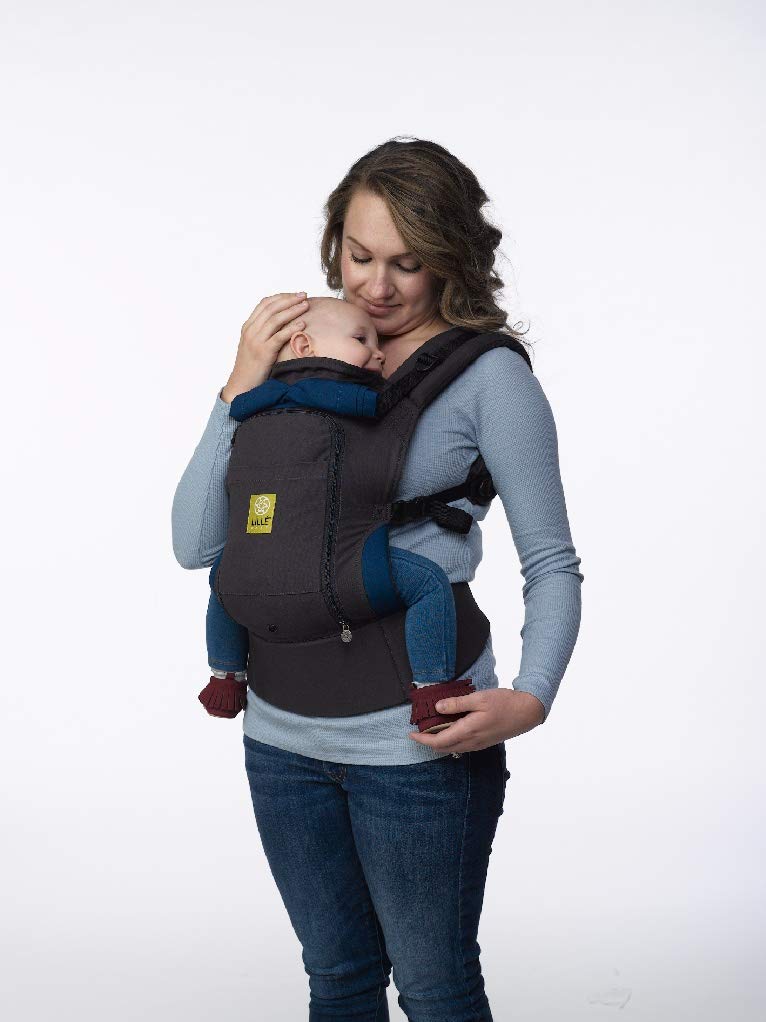 LILLEbaby Fundamentals 4-in-1 Position Baby Carrier, All Seasons - Steel