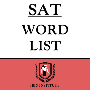 sat word list - sat vocabulary for critical reading comprehension