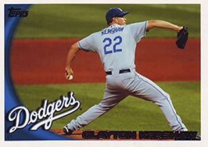 2010 topps #10 clayton kershaw los angeles dodgers mlb baseball card nm-mt