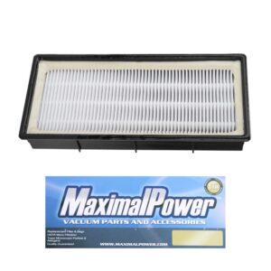 maximalpower replacement hepa filter for holmes aer1 ready air purifier d filter | with fitted pre-filter carbon sheet
