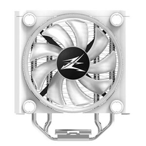 Zalman CNPS16X CPU Cooler w/Real aRGB 120mm Fans, Addressable RGB Top Cover, Corrugated Heatsink, 4 Heat Pipes, 180W TDP for Intel & AMD CNPS16X (White)