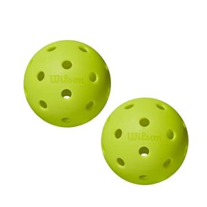 WILSON Tru 32 Pickleball Balls - 2 Pack, yellow