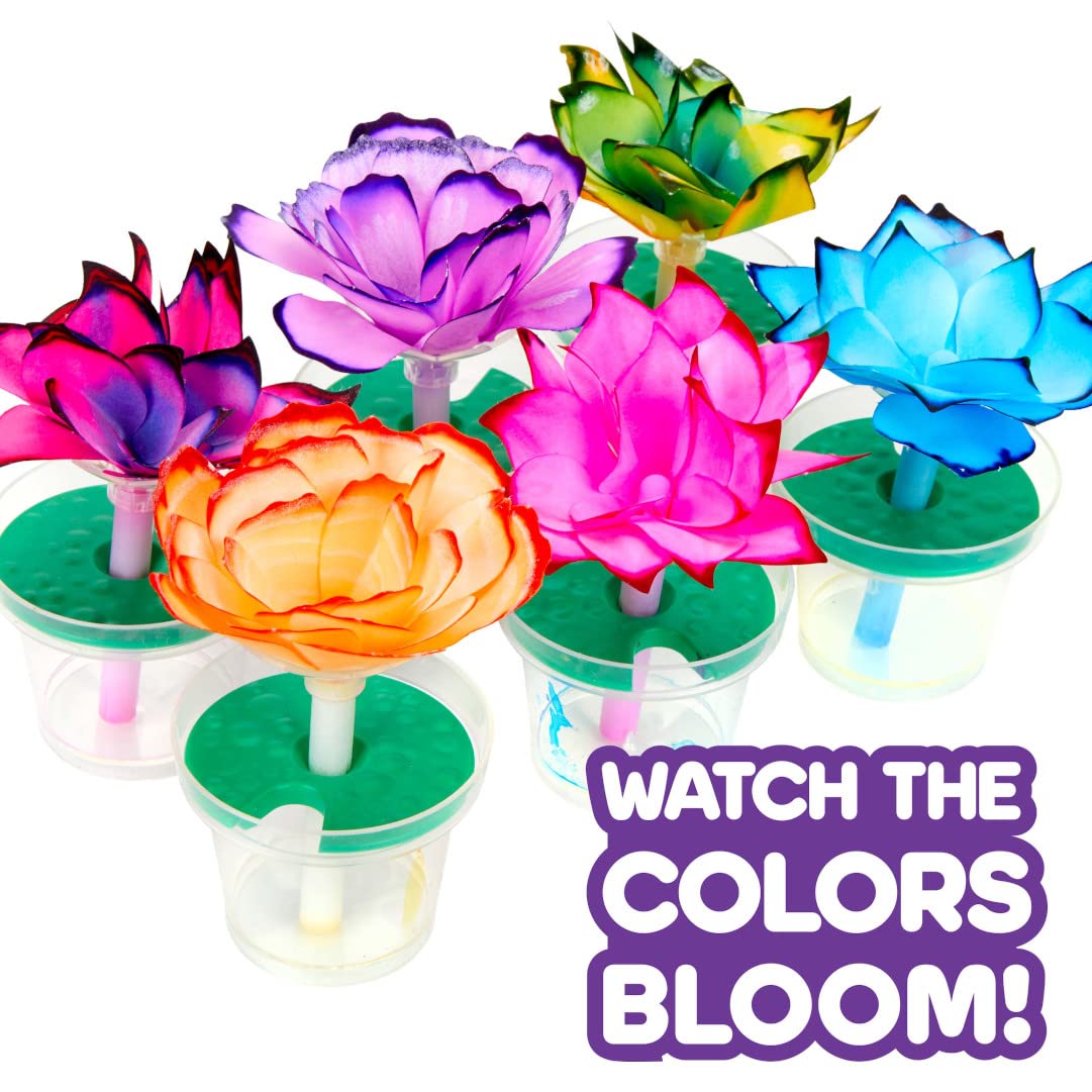 Crayola Paper Flower Science Kit, Color Changing Flowers, Gift for Kids Ages 7, 8, 9, 10