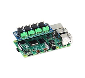 relay 4 zero 3v 4 channel relay shield for raspberry pi, relay hat expansion relay board for raspberry pi 4b/3b+/3b/2b/b+/a+/zero and zero w | power relay module for raspberry pi