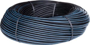 1/2 inch, 500ft, 57 psi, toro blue stripe poly hose - ehd1335-050