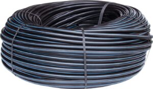 3/4 inch, 500ft, 54 psi, toro blue stripe poly hose - ehd2052-050